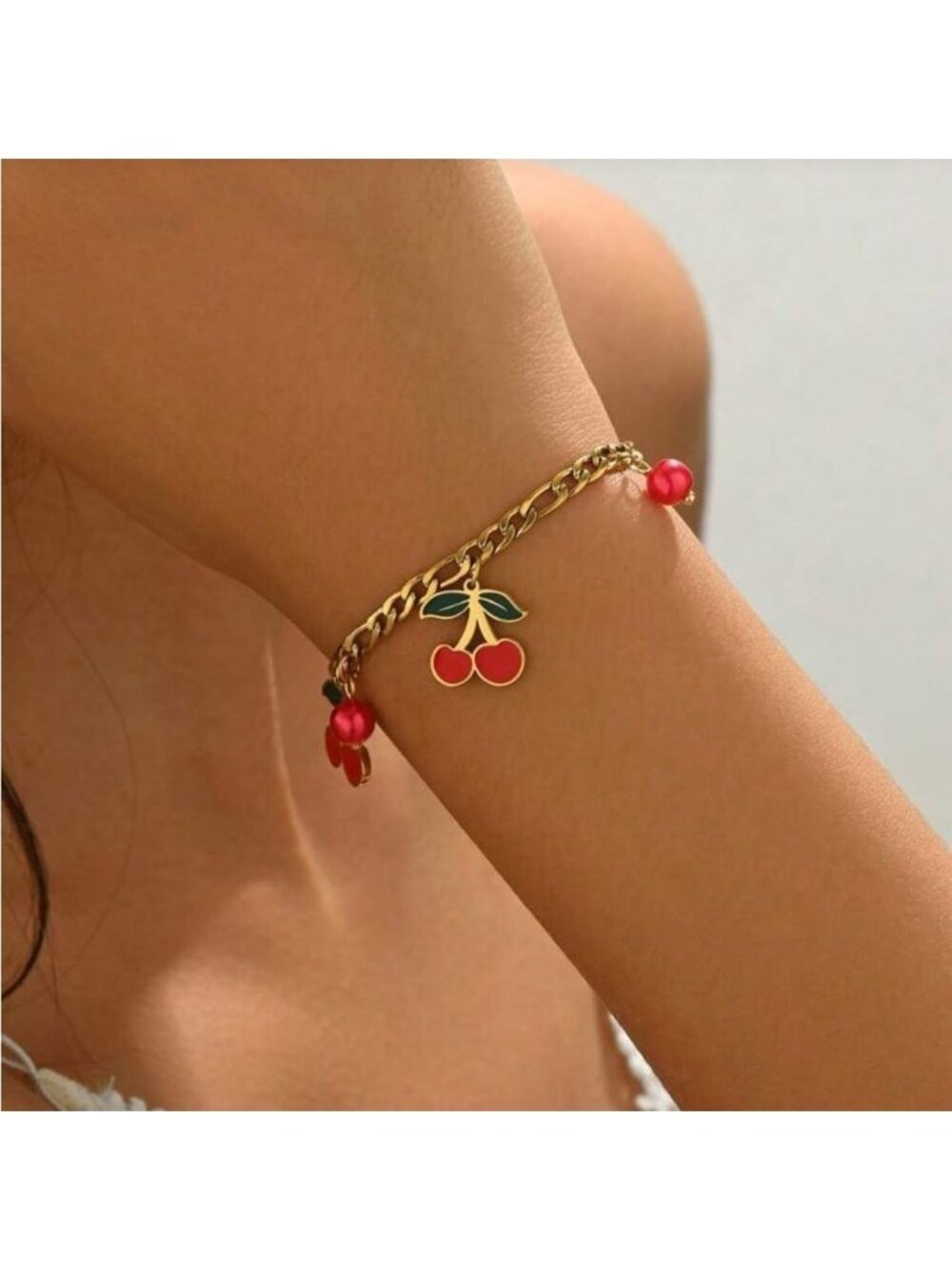 Cherry Bracelet Q892 - Picture 3 of 6